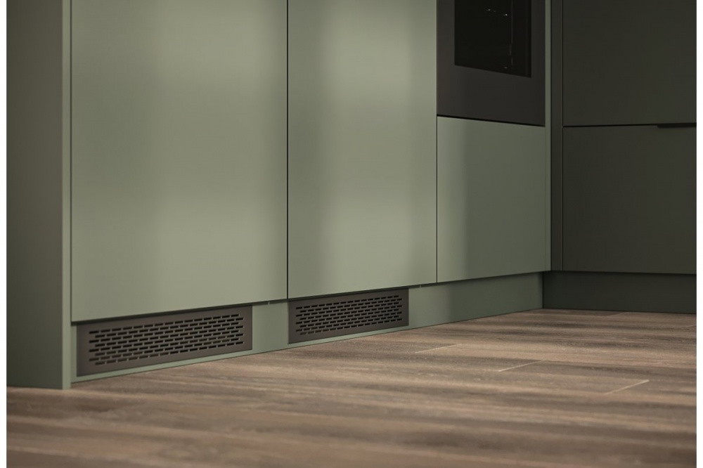 Plinth Air Heat Vent Grill System 480 x 80 mm solmer.co.uk